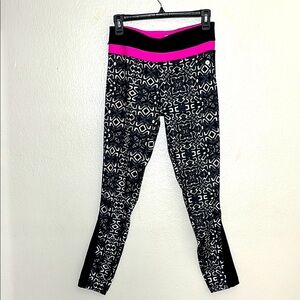 Reflex Black and Pink Leggings Dynamic Design